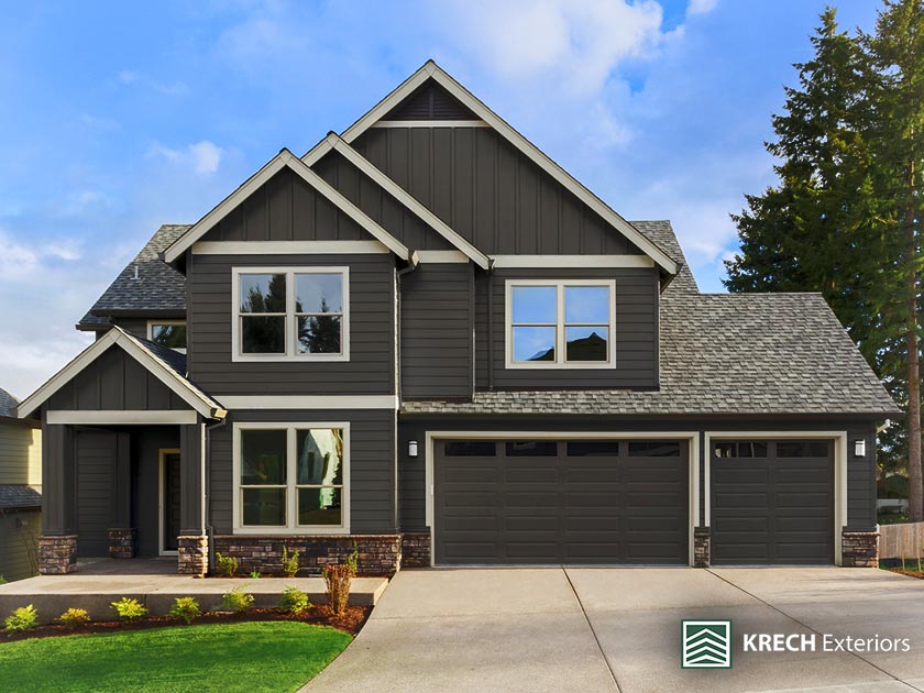 what to consider when choosing dark siding colors
