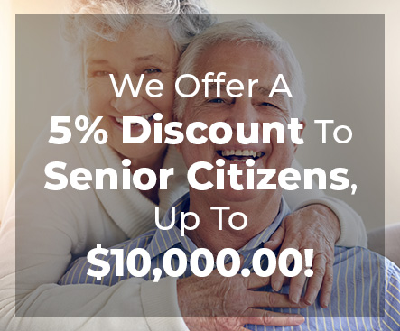 5% Discount To Senior Citizens!