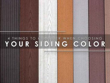 4 Things to Consider When Choosing Your Siding Color
