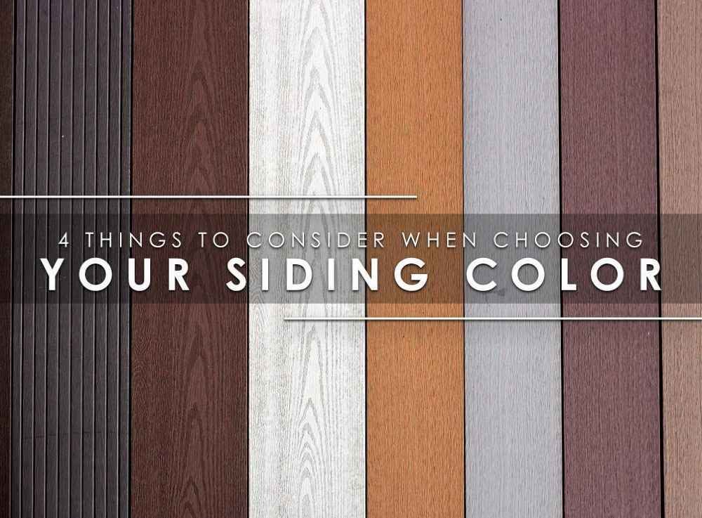 4 Things to Consider When Choosing Your Siding Color