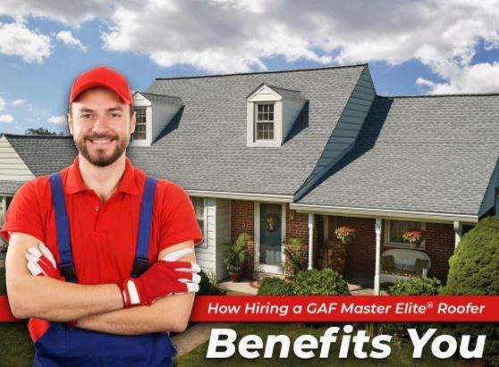 how hiring a gaf master elite roofer benefits you