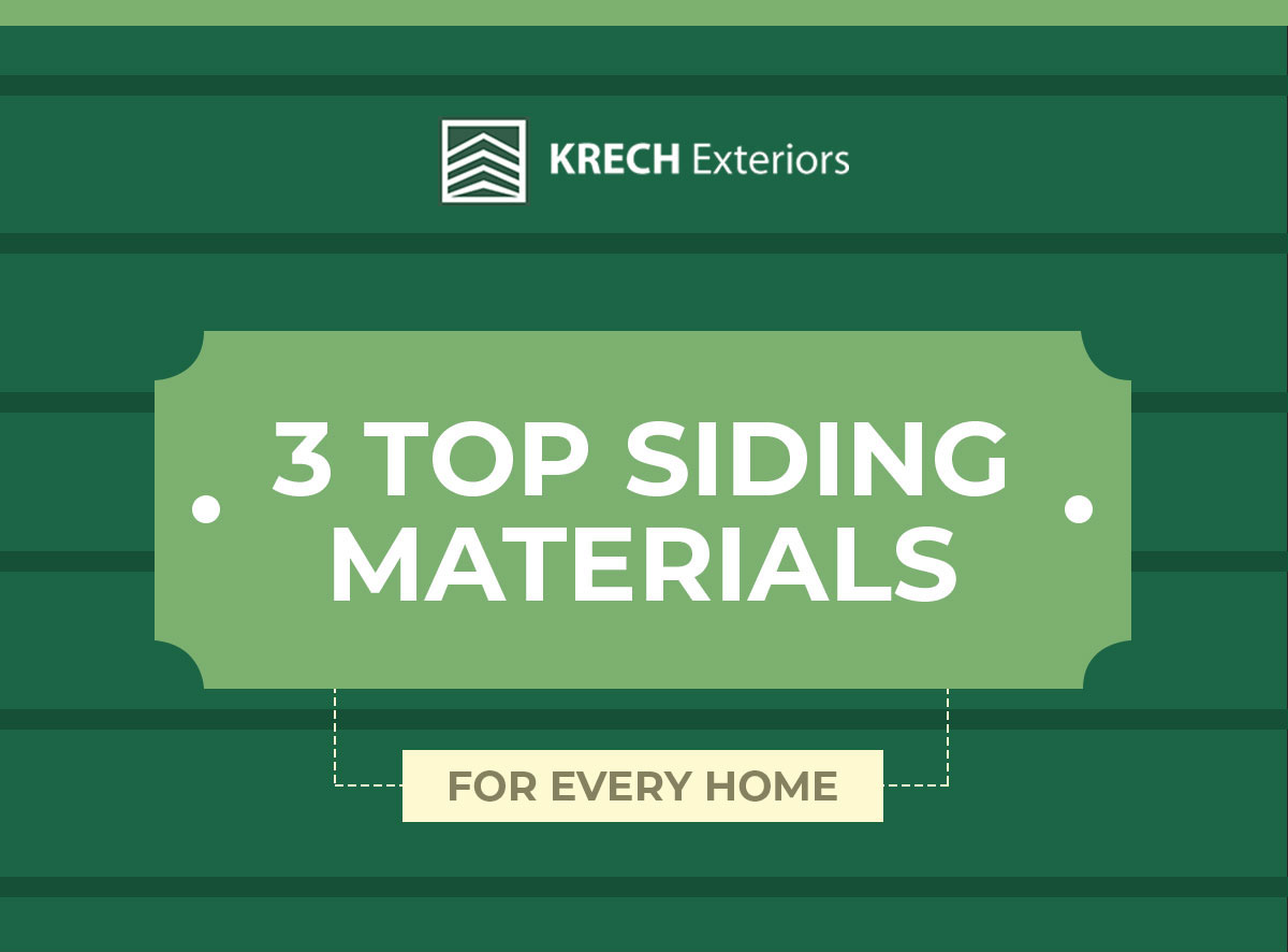Infographic: 3 Top Siding Materials for Every Home