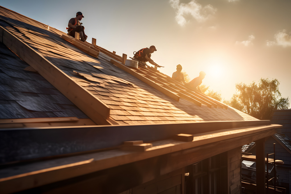 roof working