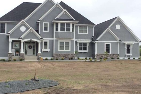 grey horizontal siding